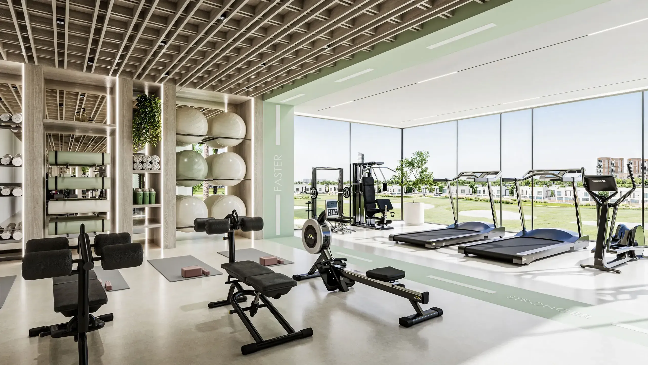 Al Hamra Greens Gym area.webp